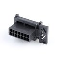 Molex Rectangular Power Connector, 14 Contact(S), Male, Crimp Terminal, Plug 443001400